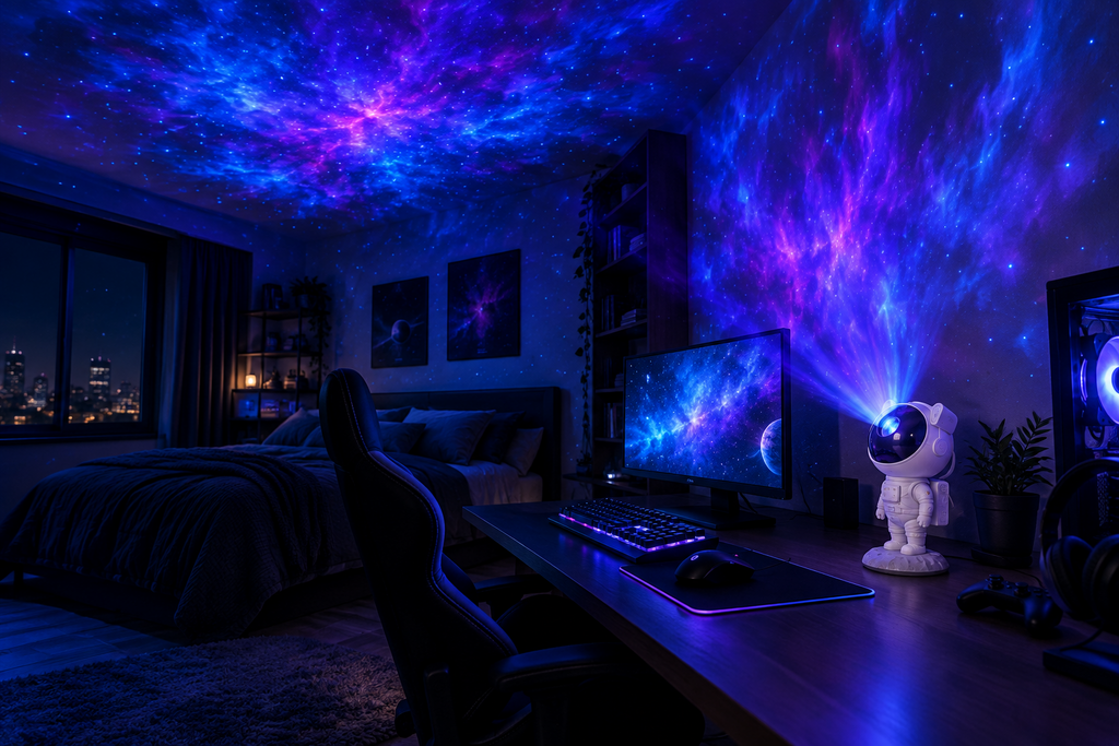 Nexora Glow Astronaut Galaxy Projector